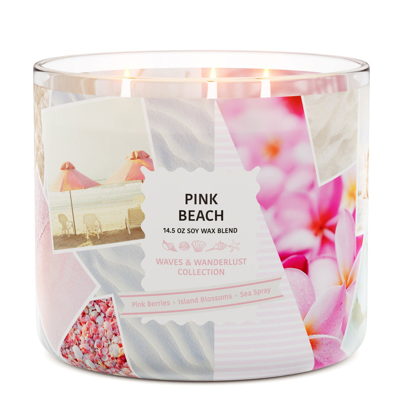 Pink Beach 3-Wick Candle (S3DKK)